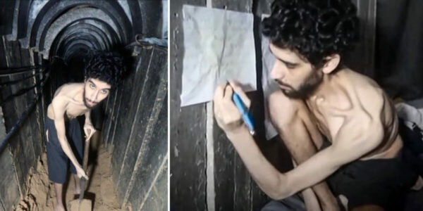 WATCH: Hamas forces hostage Evyatar David to dig own grave, count days without food