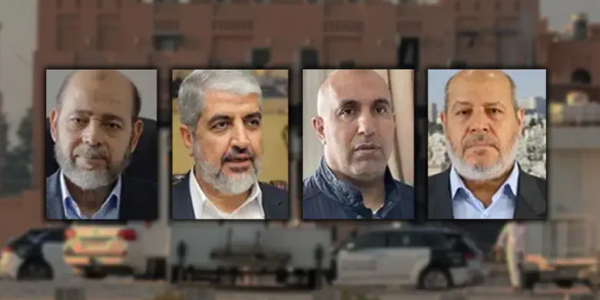 Report: Hamas leaders Khaled Mashal, Nizar Awadallah & Zaher Jabarin killed in Doha
