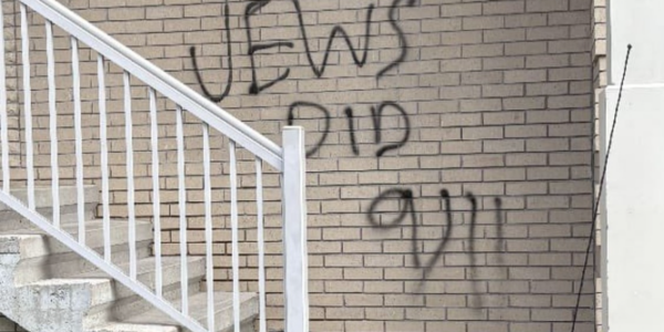 Outrage after Halifax synagogues tagged with ‘Jews did 9/11’ and swastika graffiti