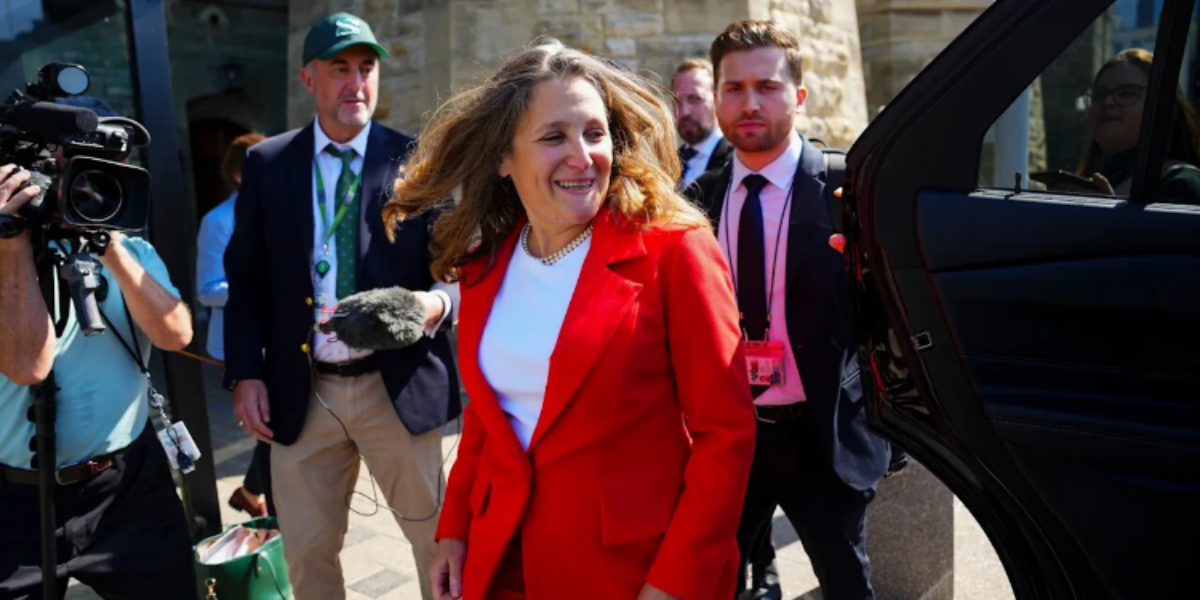 Chrystia Freeland leaving cabinet to serve as special envoy to Ukraine