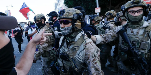 California bans mask use for most law enforcement officers during operations