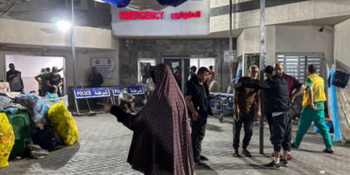 IDF footage shows terrorists firing from hospital in Gaza City