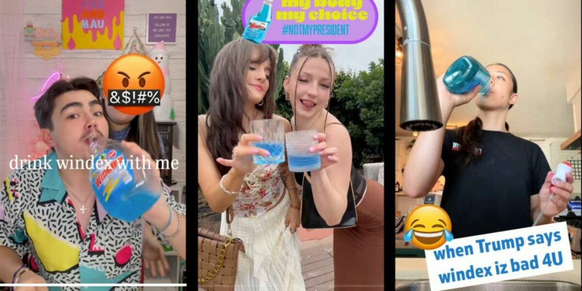 4D Chess: Trump Says Chugging Windex May Be Harmful, Causing Millions Of Democrats To Chug Windex