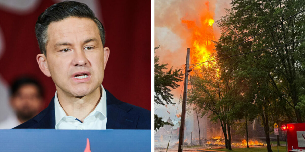 Poilievre condemns ‘terrorist’ church burnings