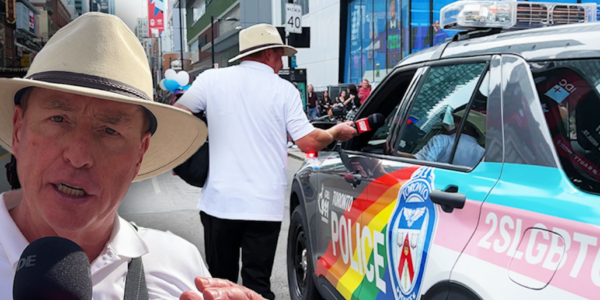 Holy spirit unicorn! We spotted the infamous Toronto police ‘transgender cop car’