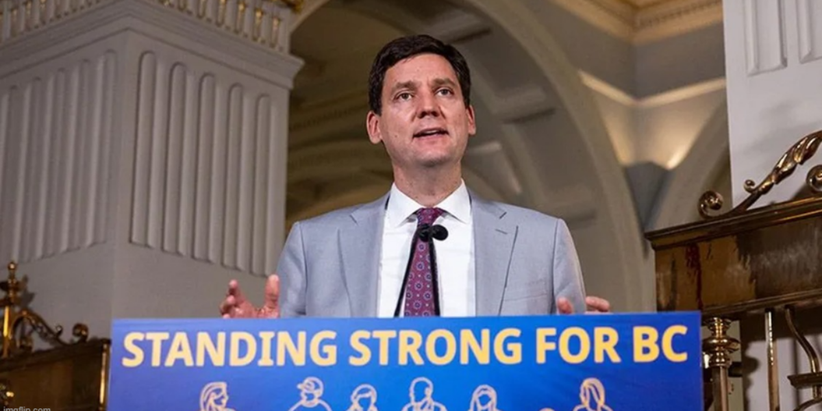 Don Braid: B.C.’s Eby accuses Danielle Smith of bringing Trump politics to Canada via pipeline