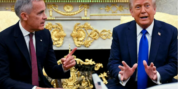 Donald Trump mocks transgender people in Oval Office meeting with Canadian PM, whose child is nonbinary