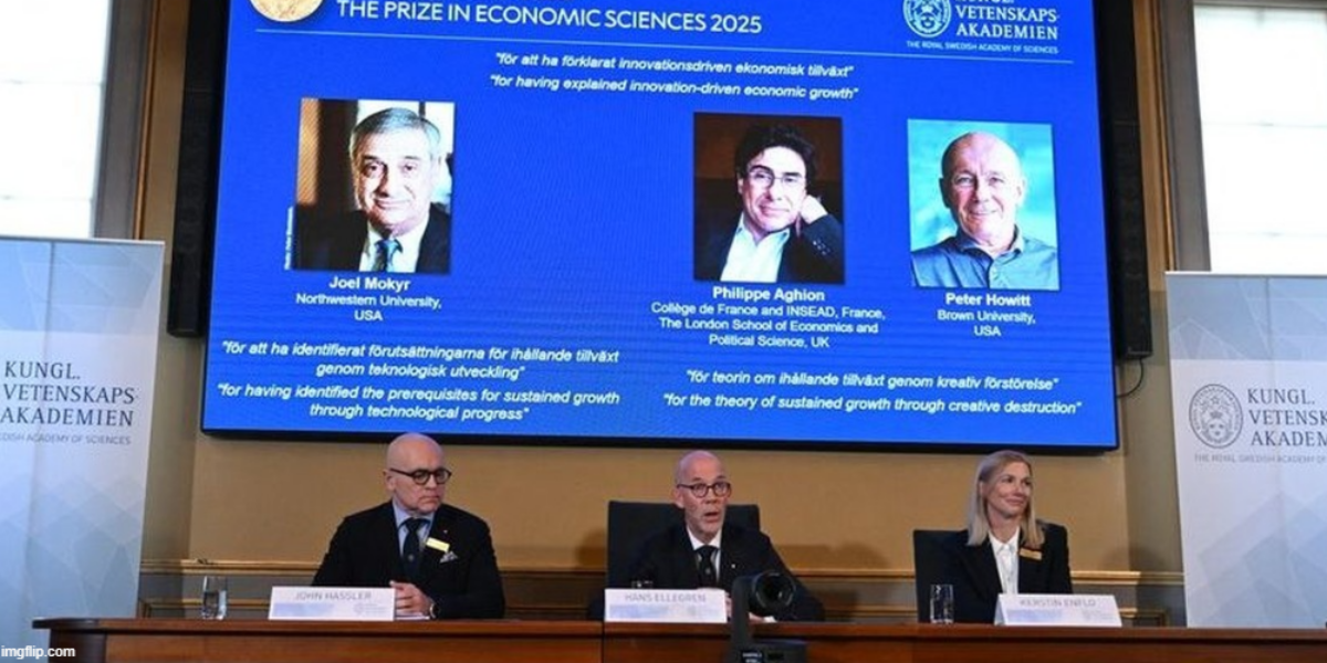 Canadian among 3 Nobel economics prize winners for explaining innovation-driven economic growth