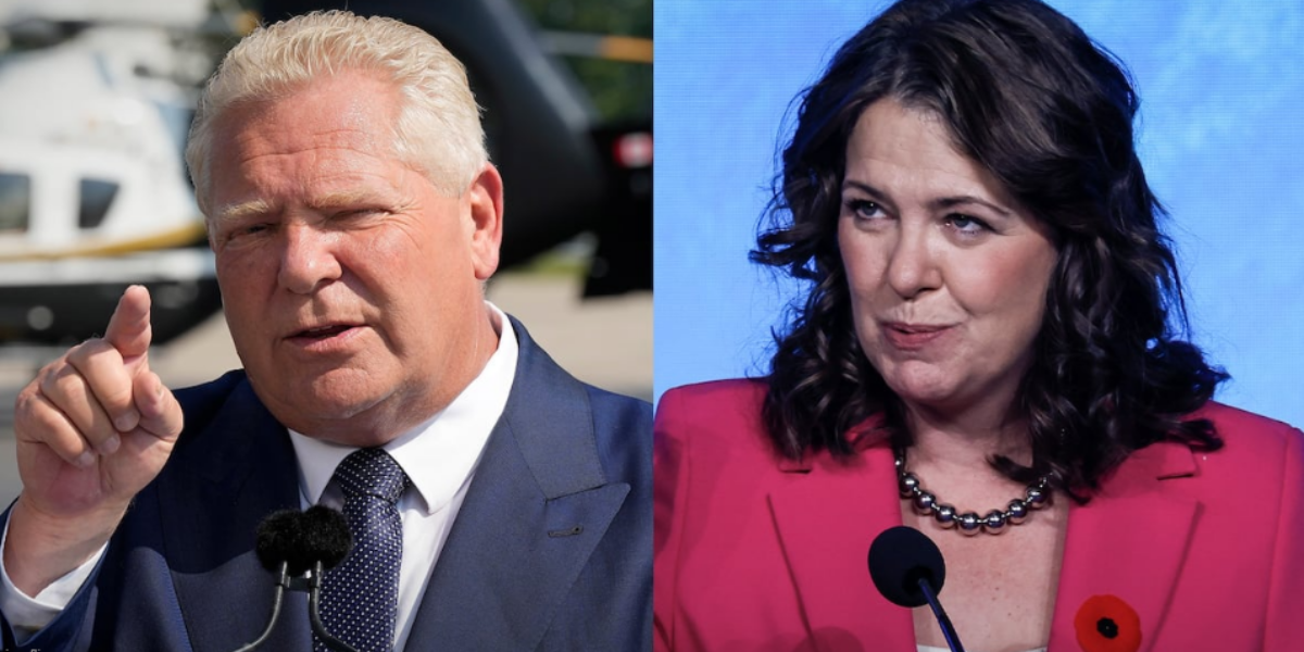‘Of course Danielle Smith doesn’t like the ads’: Doug Ford defends anti-tariff ad campaign