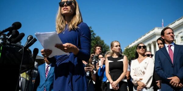 Epstein survivors joined by Trump accusers in plea to Congress to release files