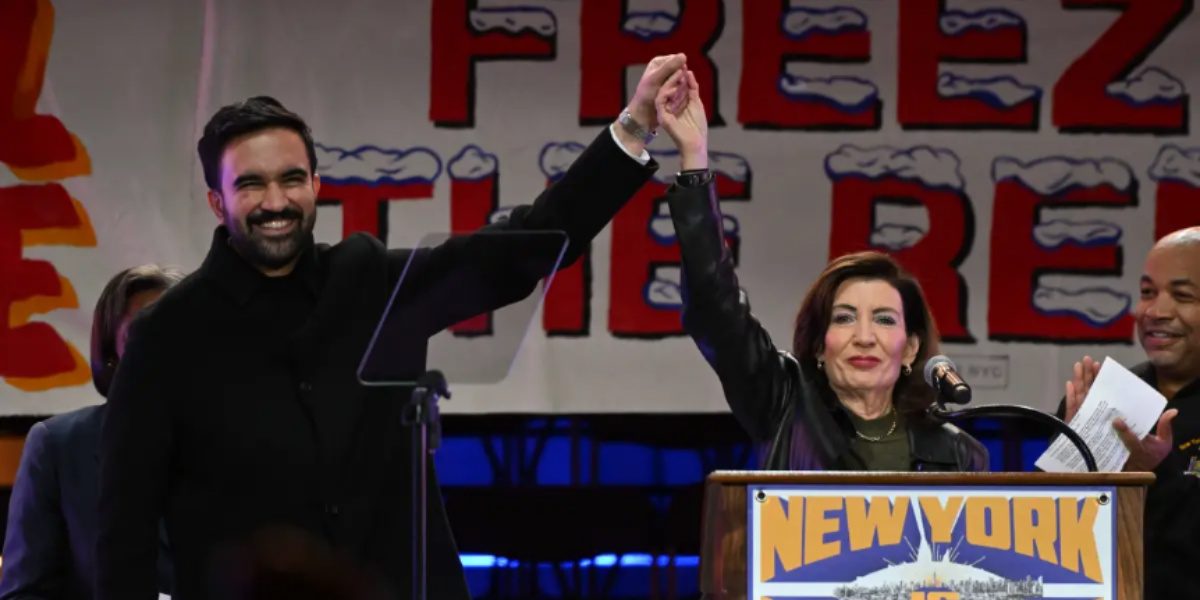 Hochul open to raising taxes on NY corporations to fund socialist Zohran Mamdani’s freebies