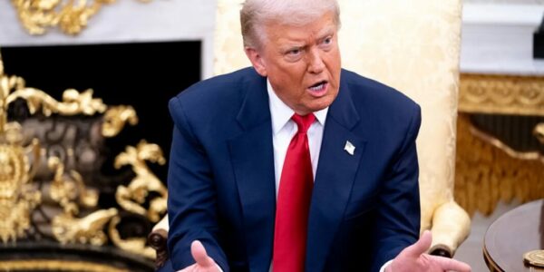 Trump calls for ABC’s license to be revoked after reporter asks about Jeffrey Epstein files