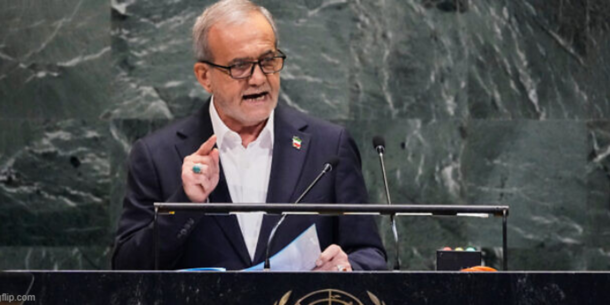 Iran in midst of ‘total war’ with US, Israel and Europe, Pezeshkian says