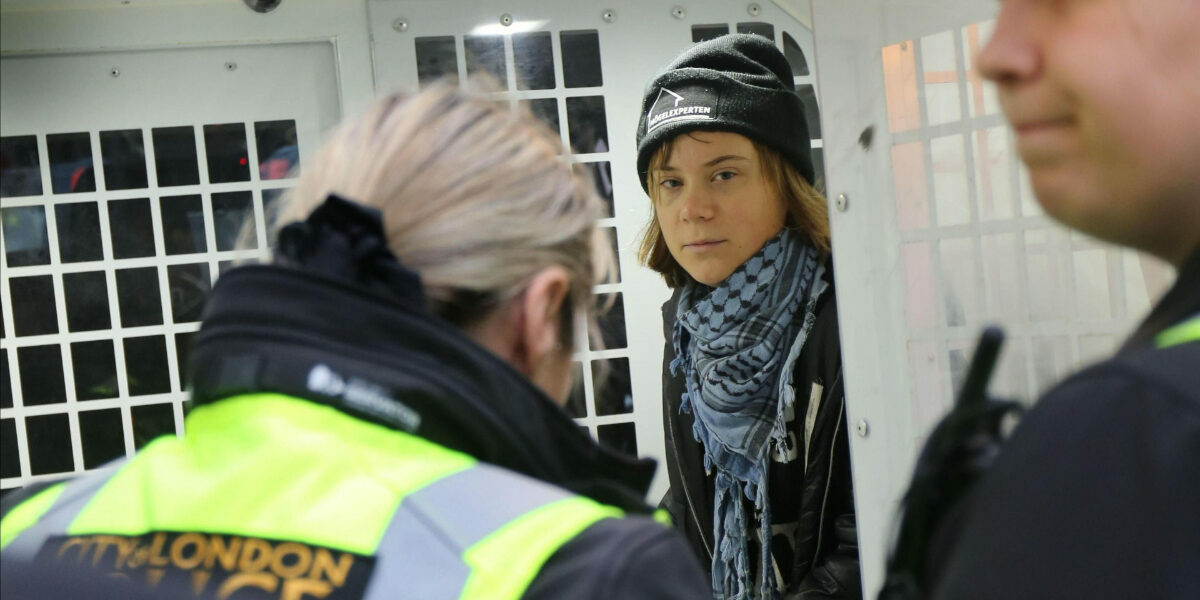 Greta Thunberg arrested in London while protesting for terror group ‘Palestine Action’