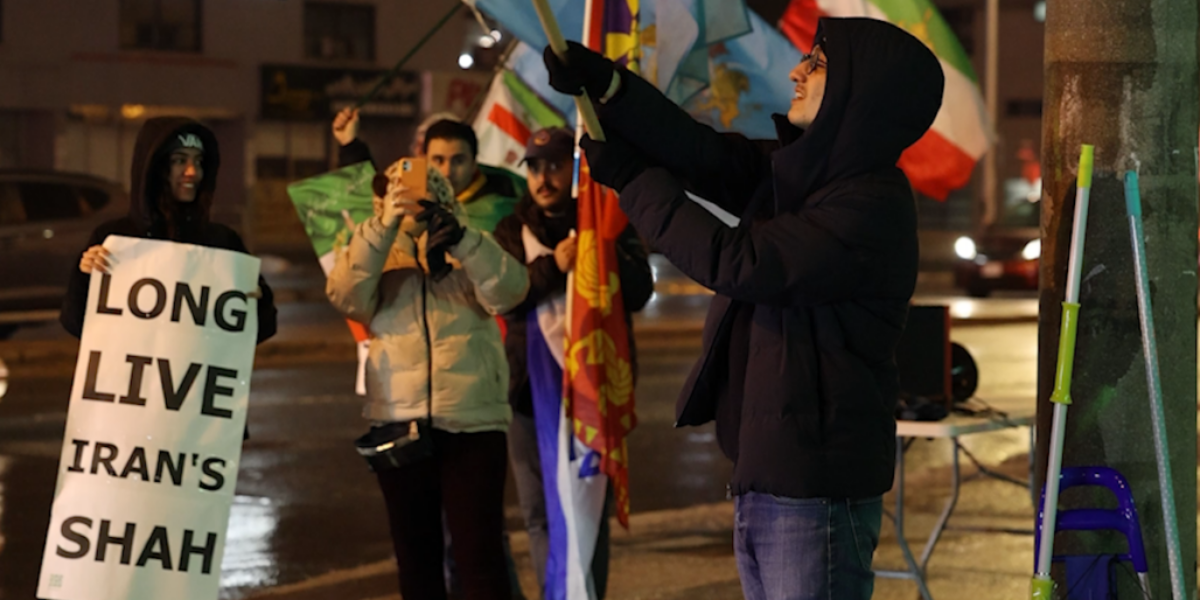 ‘If you don’t wake up, Canada will fall’: Iranians give Canadians a warning at Toronto rally