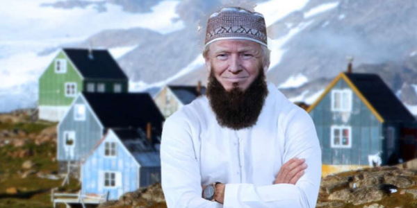 Trump Disguises Himself As Muslim Migrant So Europe Will Let Him Invade Greenland
