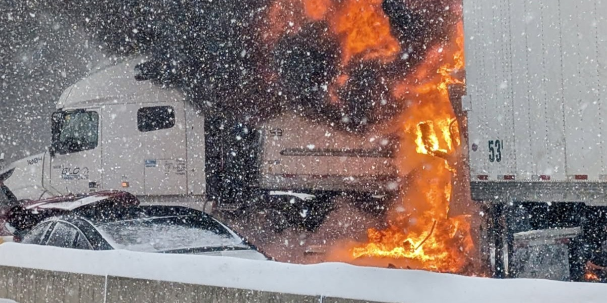 OPP say up to 50 vehicles involved in collisions on Hwy. 401 in eastern Ontario