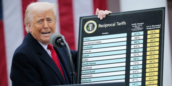 Federal appeals court strikes down major chunk of Trump’s tariffs