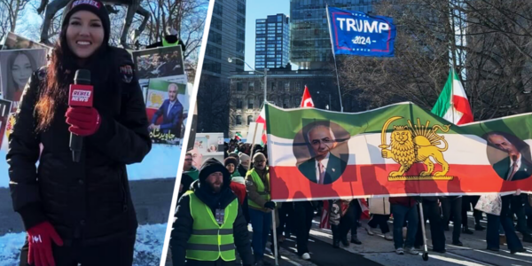 Massive rally in Toronto draws record crowds in support of Iranians