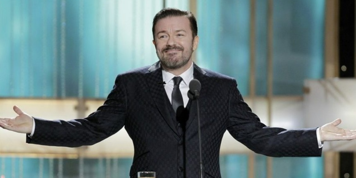 Ricky Gervais roasts Grammy winners for making political speeches