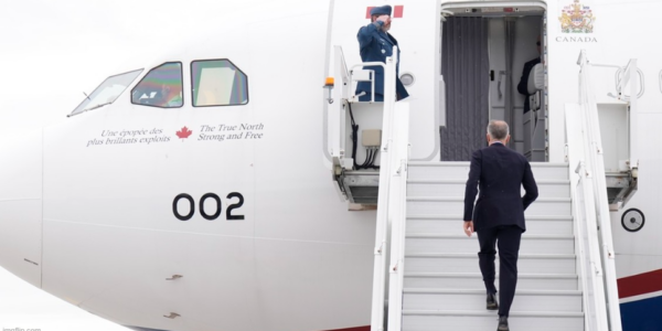 Carney spent over $772K on in-flight catering and accommodations last year, records show