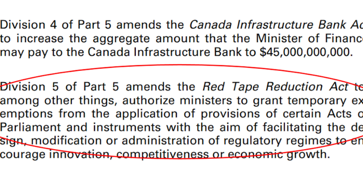 FIRST READING: The little-noticed Carney plan to ignore most of the laws