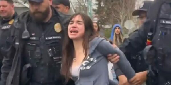 “I Want My Mommy!” – Students at Unruly Anti-ICE Walk Out Protest in Washington FREAK OUT After Learning Their Violent Actions Have Consequences (VIDEO)