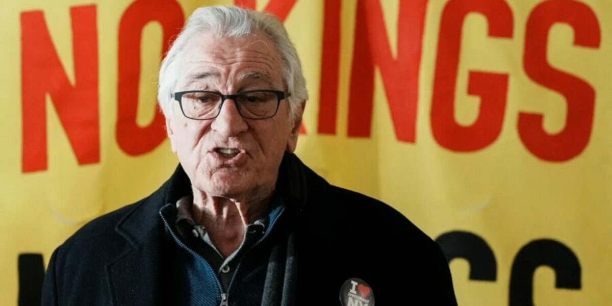 Robert De Niro stands against ‘fool’ Trump at No Kings protest