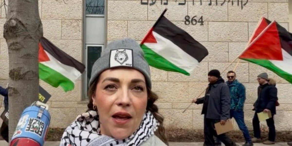 WARMINGTON: Anti-Israel protesters were banned from a neighbourhood and came anyway