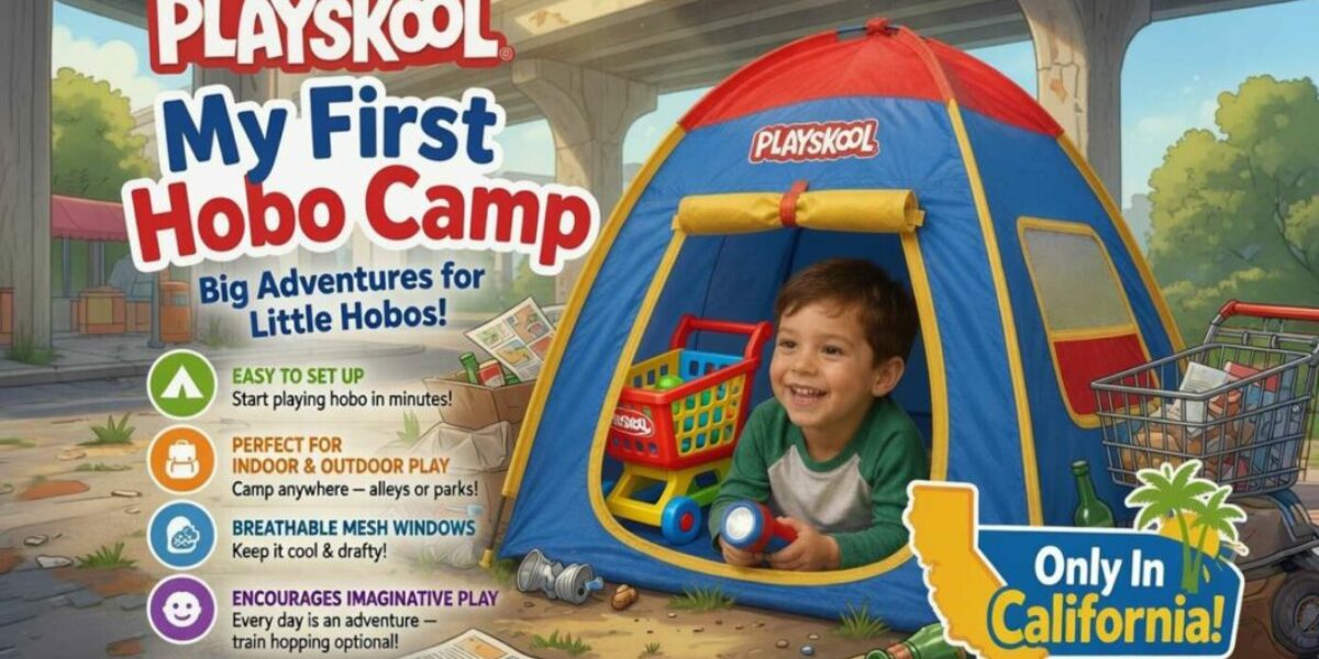 Playskool Introduces ‘My First Hobo Camp’ For California Children