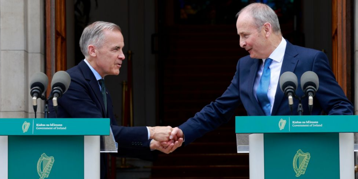 Carney preaches ‘new world order’ in Ireland