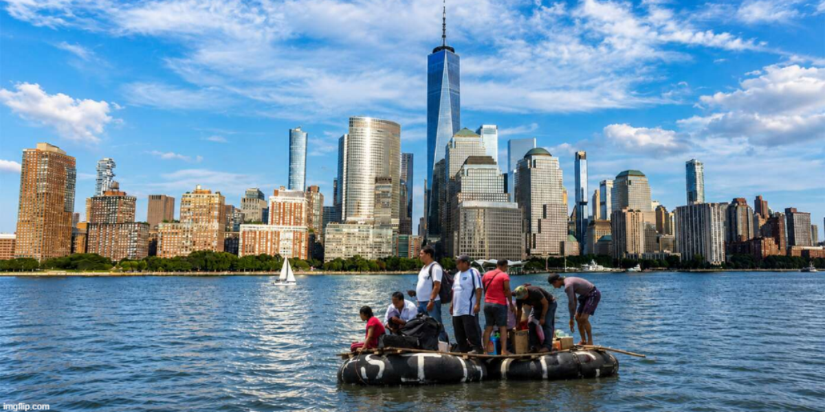 Cubans Living In NYC Begin Boarding Rafts To Escape Communism Again