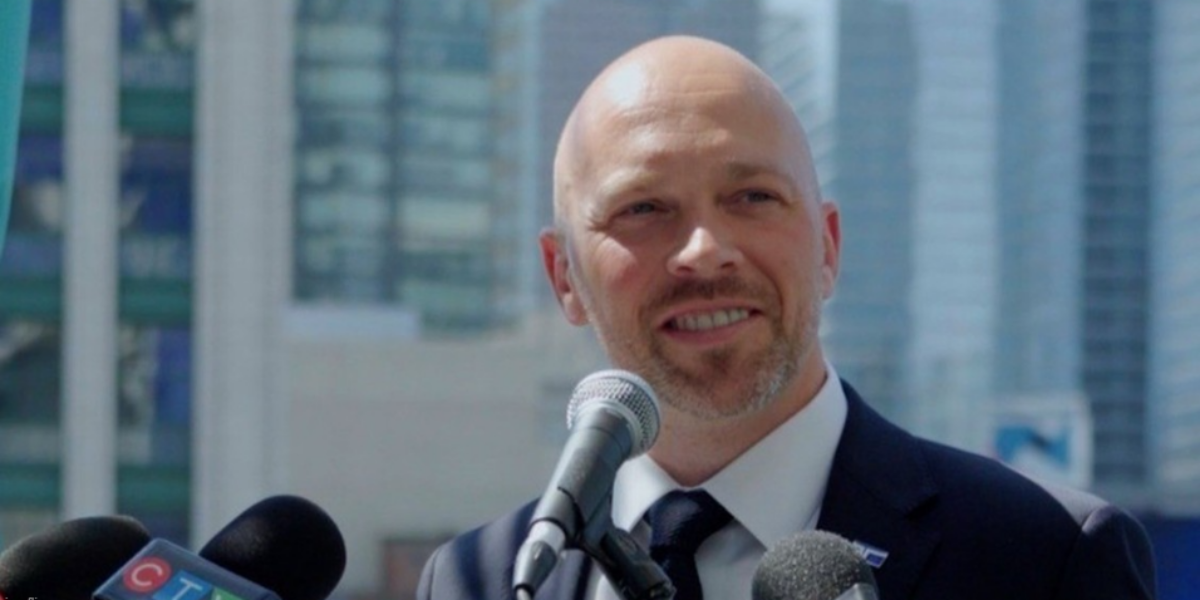 Brad Bradford vows to rename Sankofa Square if elected Toronto’s mayor