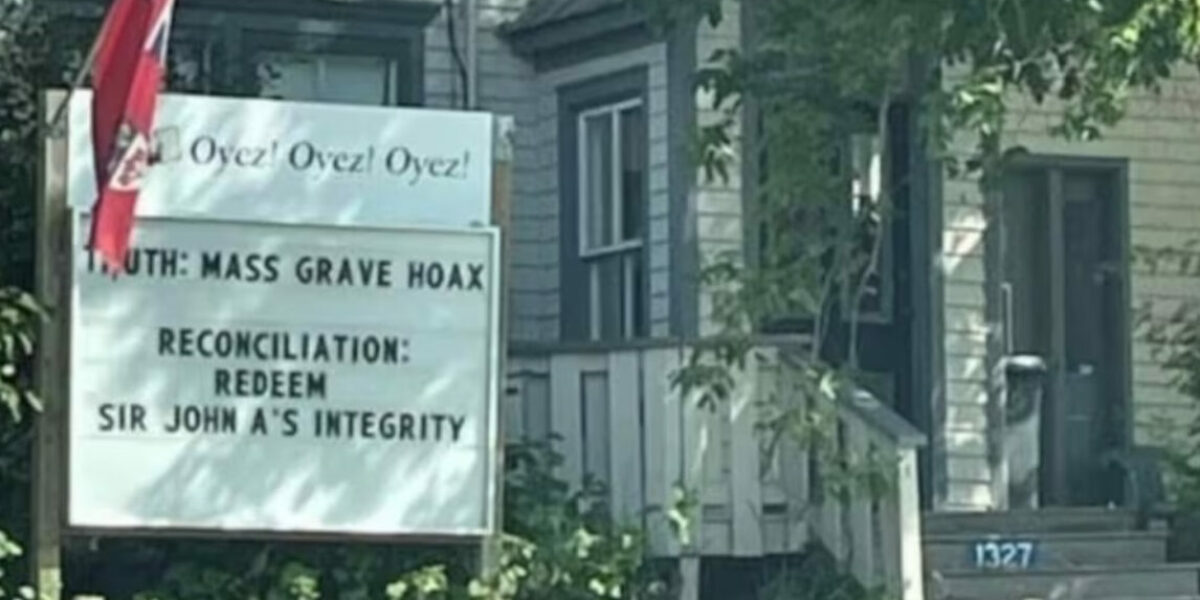 P.E.I. government drops inquiry into councillor over ‘mass grave hoax’ sign