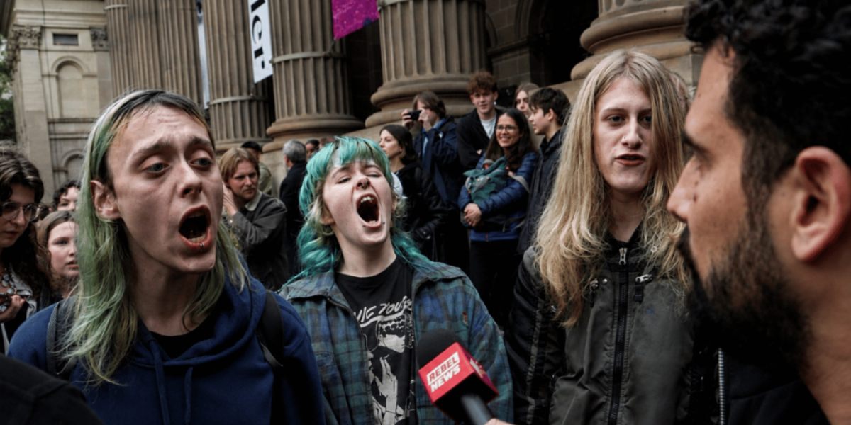 WATCH: The most UNHINGED video from the ‘kids’ protest against Pauline Hanson