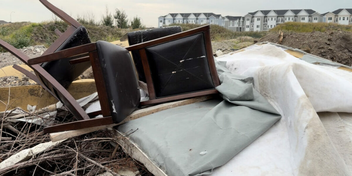 Illegal dumping problem worsens in Calgary, particularly in northeast communities